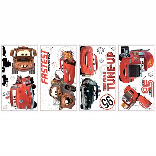Disney Cars Friends to the Finish Wall Stickers Sheets