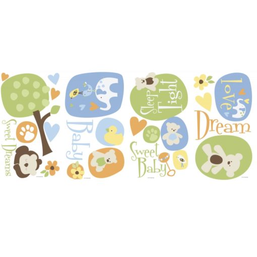 Roommates Modern Baby Decal Sheets