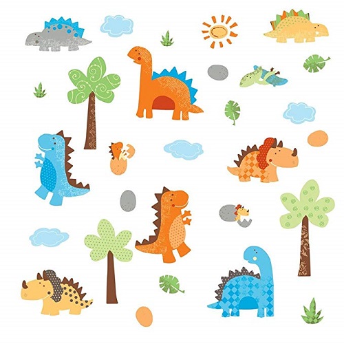 All 42 of the Baby Dinosaur Decals