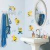 Bubble Ducky Bathroom Wall Decals on the wall