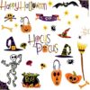 All of the decals in the Happy Halloween Wall Art Stickers