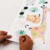 So easy! Just Peel and Stick the Animals Wall Stickers