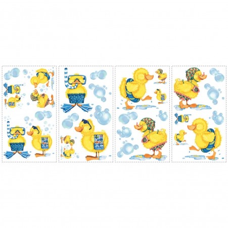 Bubble Ducks Wall Stickers Sheets