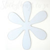Peel and Stick Flower Mirror Decal Product