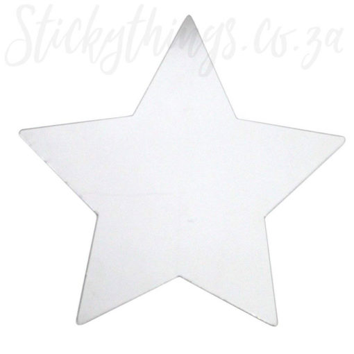 Peel and Stick Large Star Mirror Decal Product