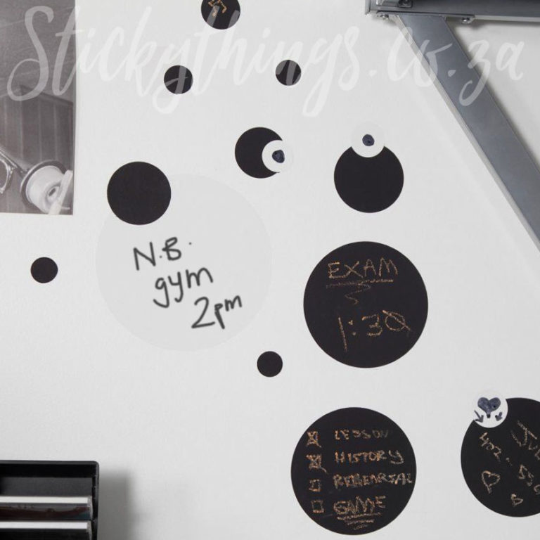 Peel and Stick Dots Decals in a Boys Room
