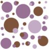 All the dots in the Lavender Just Dots Purple Wall Decals
