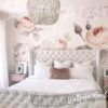 Komar Floral La Maison Mural in a Bedroom