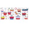 Roommates Peel & Stick Ship Shape Decals Sheets