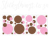 Roommates Pink Just Dots Decal