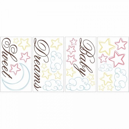 Sweet Dreams Baby Decal Sheets