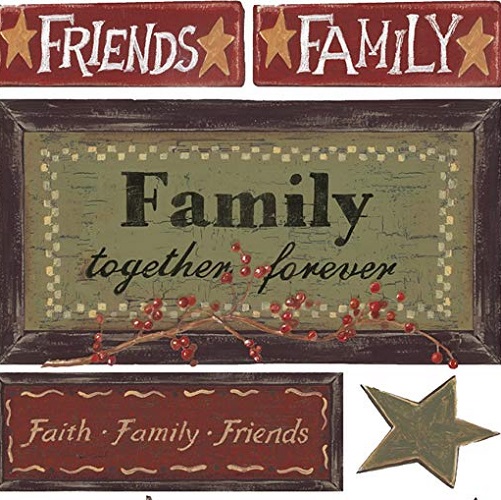 Close up of the Family together Forever Decal