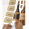 Hand showing the Peel and Stick Wine Decals