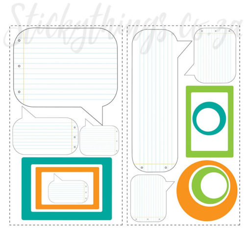 Ssheets of the RMK1610SCS Roommates Dry Erase Decals