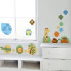 Safari Dots Wall Decals in a Nursery