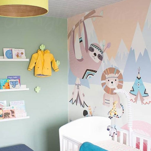 Real Customer Photo of the Cute Animals Wall Mural