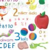 Close up of the Numbers in the ABC Education Station Wall Decals