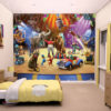 Kids room with the Circus Wall Mural