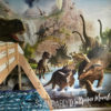 Boys Room with the small Dinosaur Wall Mural