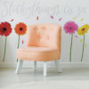 Gerber Daisies Wall Decals in a waiting room