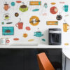 Coffee Station with the Coffee Shop Wall Decals