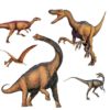 Close up of the realistic Dinosaur Wall Art Stickers