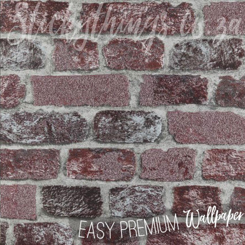 Textured Red Brick Wallpaper - Anaglypta 3D Red Bricks Wallpaper