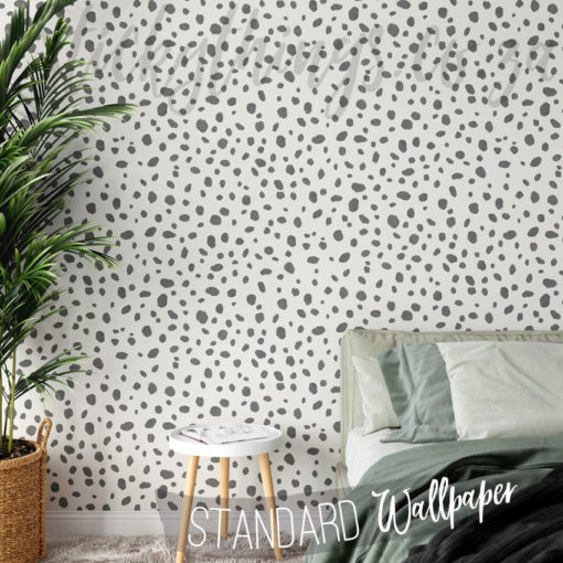Dalmatian Spots Wallpaper in a bedroom