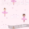 Close up of the Ballerinas in the Girls Ballet Wallpaper