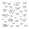 All the 29 Glitter Butterflies Wall Art Sticker