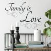 Family Love Wall Decal in an entrance hall