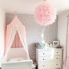Glitter Stars Wallpaper in a little girls room