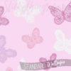 Soft Pink background of the Butterflies Wallpaper