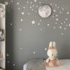 Moon Wall Decal on a nursery room wall