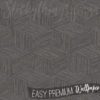 Charcoal Grasscloth Effect Wallpaper on wall
