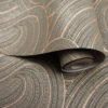 A roll of Grey Swirl Wallpaper
