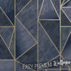 A close up of Charon Navy Gold Wallpaper