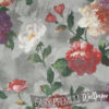 Detailed brush strokes of Vintage Textured Flowers Wallpaper