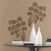 Flocked Floral Wall Decals Wall Decals on a wall