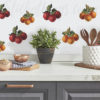 Fruit Harvest Wall Decals on a light coloured wall