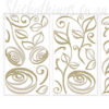 Gold Rose Wall Art on sheets