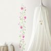 Little Princess Growth Chart Wall Decal on a wall near a hanging tent
