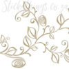 a close up of Peel and Stick Stylised Rose Decals