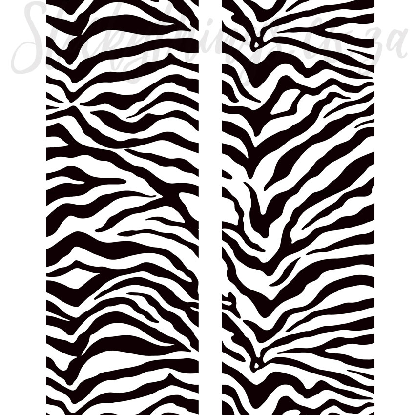Zebra Locker Skin Decal - Zebra Pattern Locker Decal