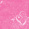 A close up of Pink Swirl Laptop Sticker