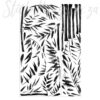 A sheet of Watercolour Bamboo Wall Decals