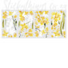 4 sheets of Yellow Flowers Wall Decals