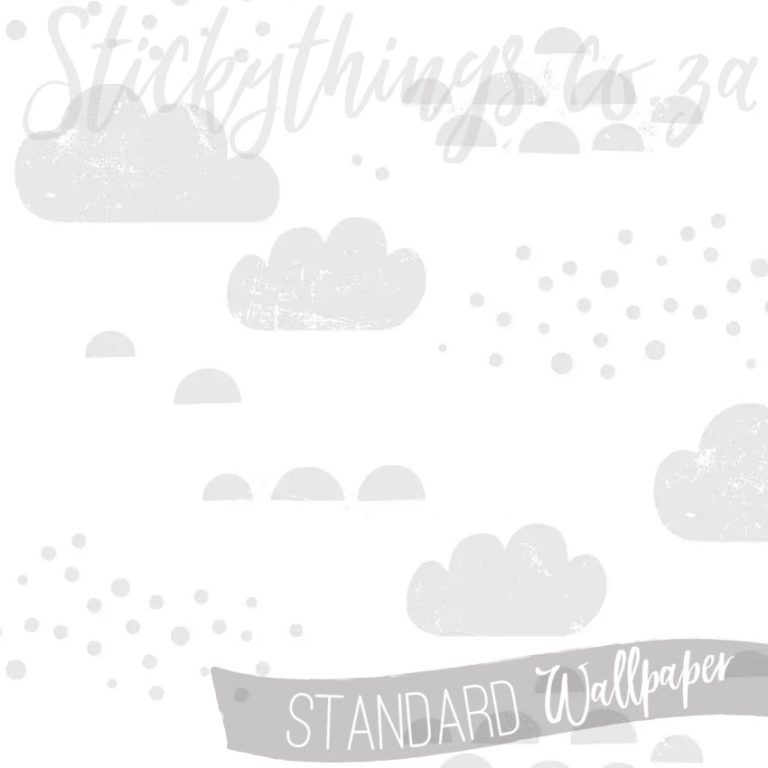 A close up of Hand Drawn Grey Cloud Wallpaper