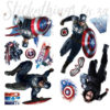 Marvel Wall Art Stickers on a sheet