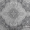 A close up of Black and Silver Intricate Wallpaper